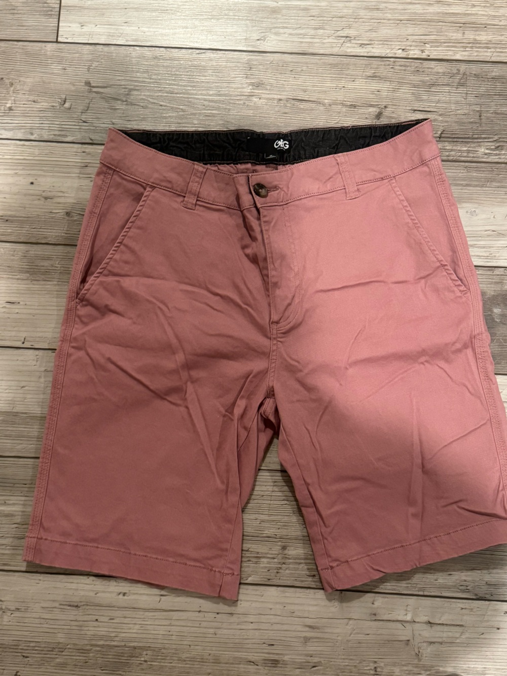 GBG Los Angeles black label with rose pink trim trousers
